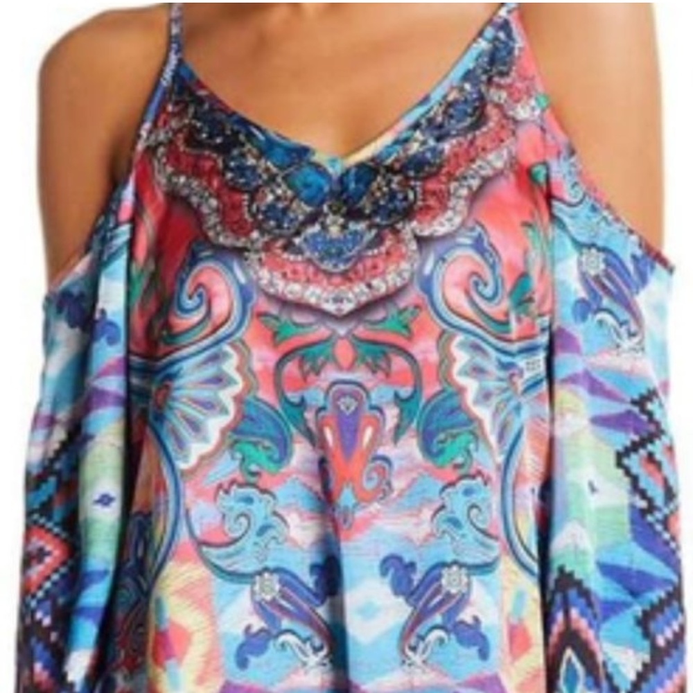 New La Moda True Colours Cold Shoulder Cover Up